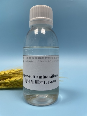 Emolliente amminico del silicone di viscosità cationica debole utilizzato in cotone &amp; in poliestere