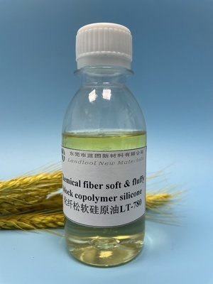 Morbidezza della fibra chimica di 65% pH 7.5-8.5 &amp; silicone lanuginoso del copolimero di blocco