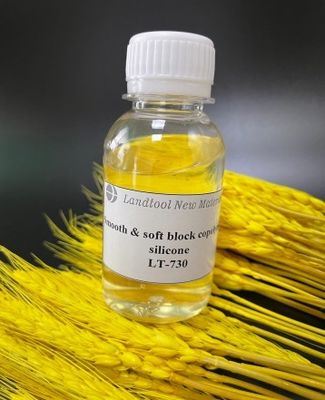 Olio viscoso trasparente ZDHC del copolimero del blocchetto del silicone per fibra sintetica